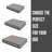 Darnita Geometric Polyester Pet Bed-1612870588