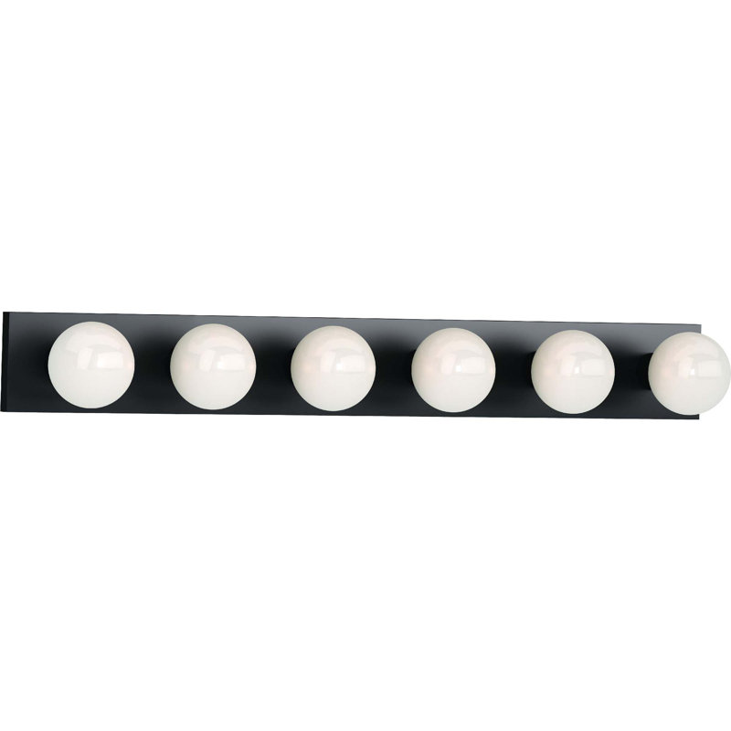 6-Light Indoor 36"W Antique Bronze Wall Mount Vanity Light Bath Bar, Antique Bronze