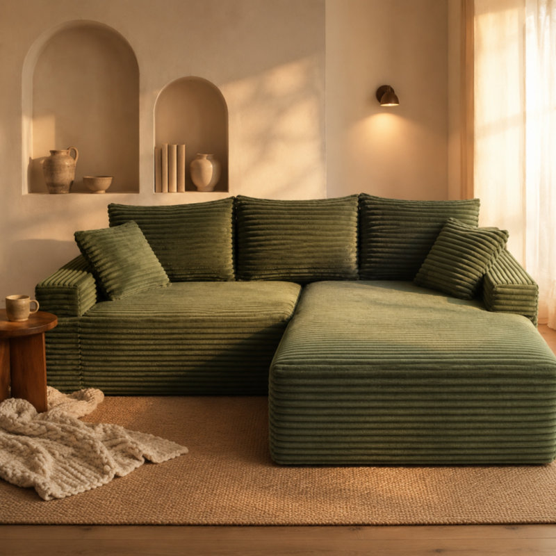 Canapé modulaire 94,5 po Cloud, Green