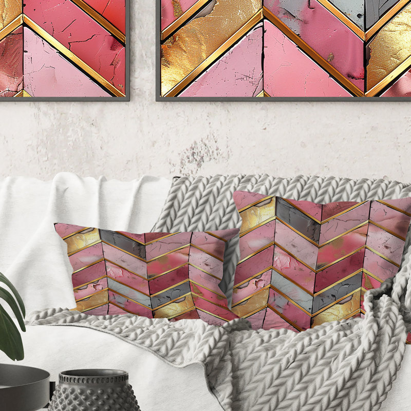 No Pattern - Midcentury Lumbar Pillow