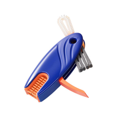 Bouteille d'eau en forme de U 4-en-1 Couvercle multifonctionnel Lacunes de nettoyage Brosse de nettoyage Biberon Jante Rainures Brosse