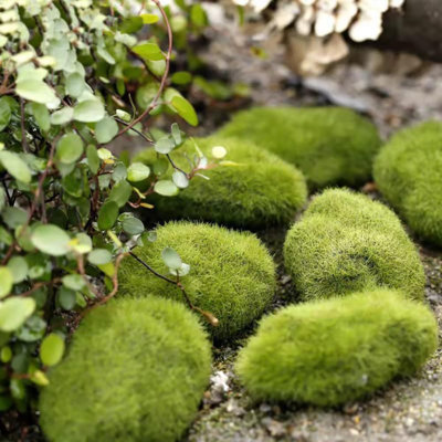 36 pièces de boules de mousse artificielles en vrac, décor de mousse verte, boules de mousse artificielle pour l'artisanat, arrangements floraux, plante d'intérieur, accessoires de photographie, décoration de jardin