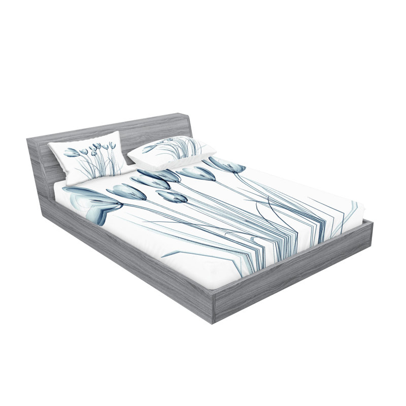 Drap-housse et coussin décoratif Ambesonne, King Sheet Set + 5 Additional Pieces