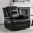 360° Swivel And Rocking Home Theater Recliner Manual Recliner Chair With A LED Light Strip For Living Room-2115542702