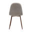 Chaise rembourrée en tissu avec pieds en métal Mid-Century-1186804499-1186804500