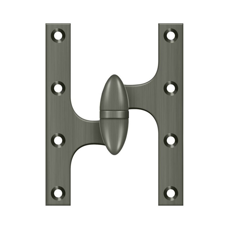Hinge, Antique Nickel, Right Hand