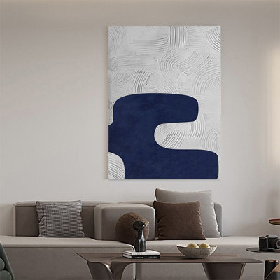 Peinture à l'huile moderne abstraite peinte à la main sans cadre