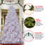 The Holiday Aisle® North Valley White Spruce Tree with Clear Lights-304540076