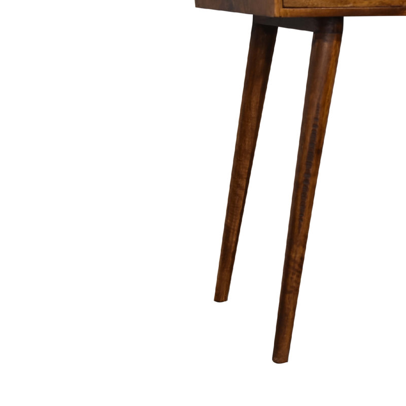 Zubley Dressing Table with Mirror, Dark Brown