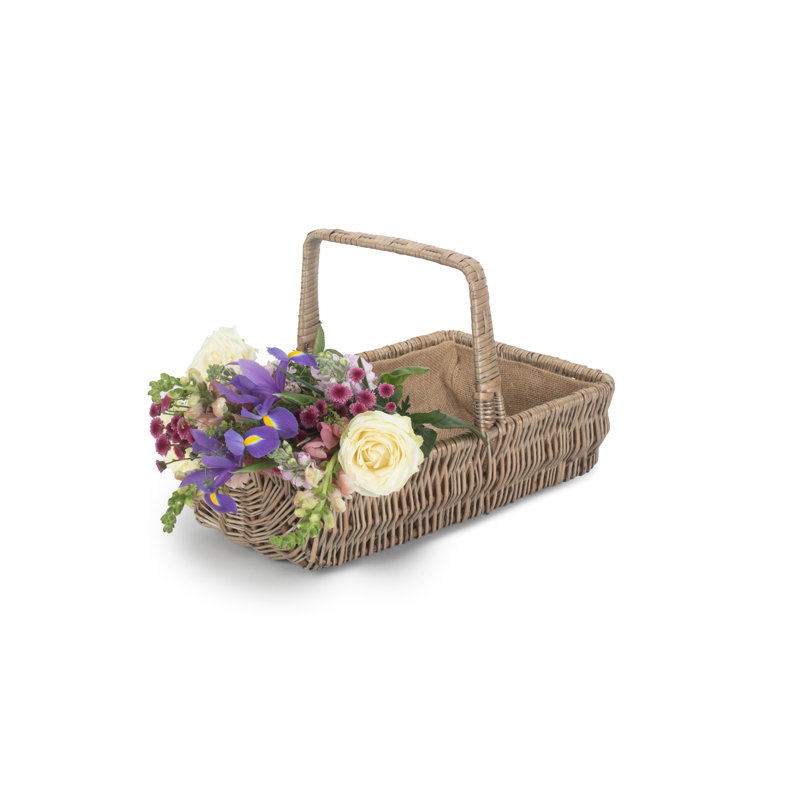 Dina Willow Garden Basket Trug, Large