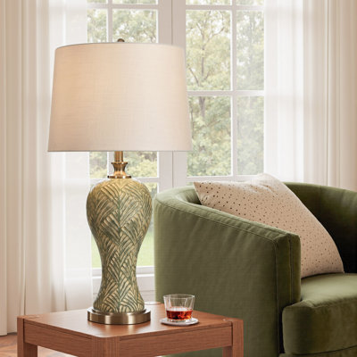 Poly Table Lamp - Bellevue - White Shade