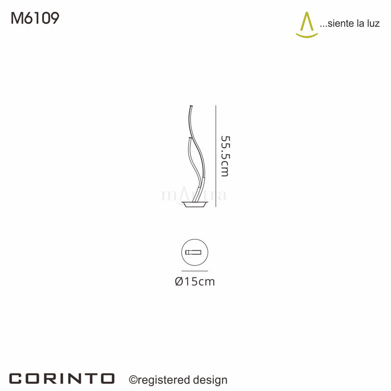 Martinique 55.5cm Table Lamp