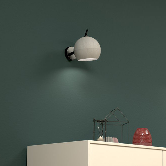Randel Concrete Outdoor Armed Sconce