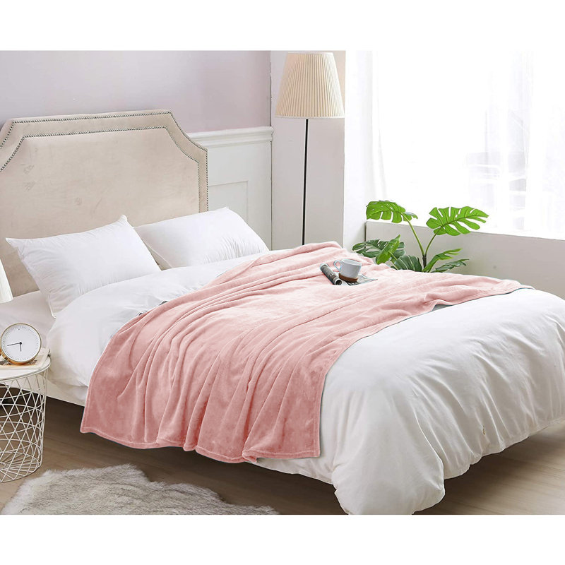 Papillon Blanket, W150cm x L200cm, Blush Pink