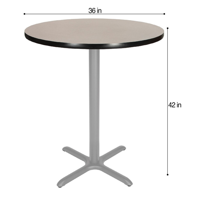 Table basse Bennet, Gris, H 42 po x L 36 po x l 36 po, Gris