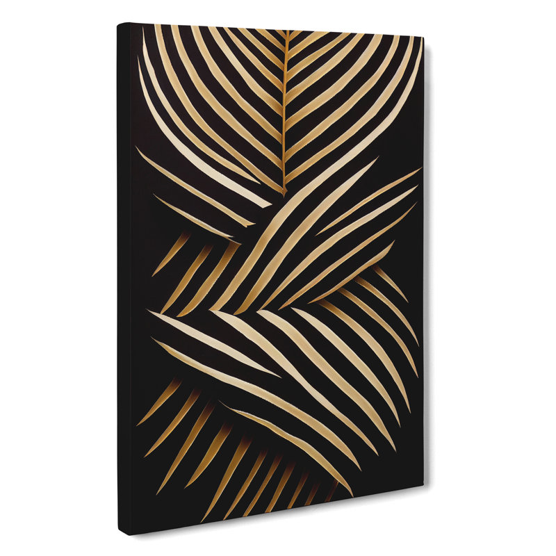 Feather Pattern No.5 - Wrapped Canvas, 60cm H x 40cm W x 3cm D