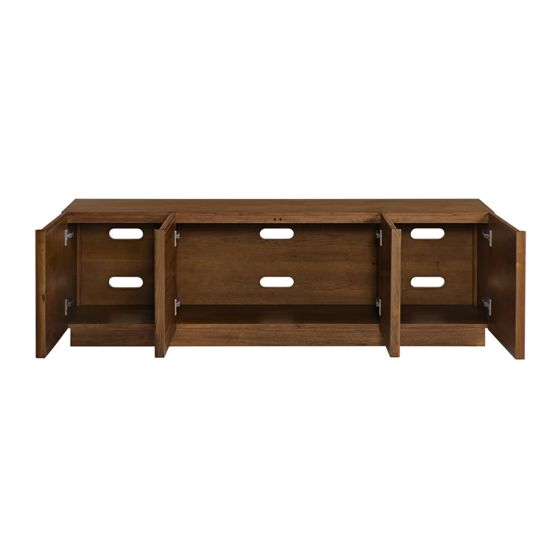 Console multimédia 70 "en noyer naturel Collins