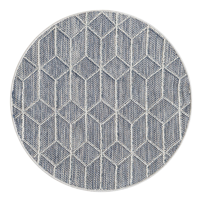 Tapis d'extérieur à treillis, Rond 3 pi 1 po