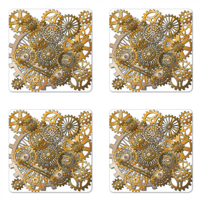 Square 4 Piece Coaster Set