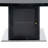 47.24"-63"Modern Rectangle Dining Table, Stretchable, With Printed Black Marble Table Top+Storage Cabinet Table Leg With Metal Base-660201355
