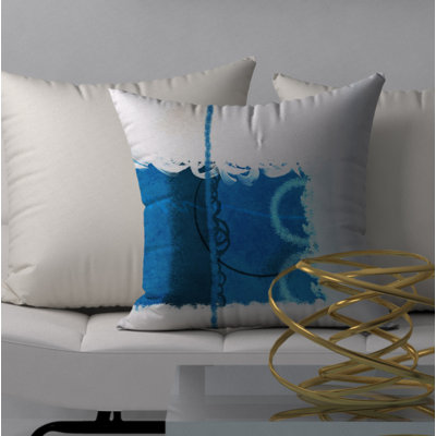 Abstract Throw Pillow
