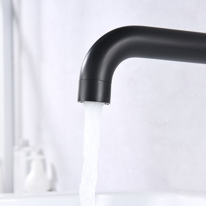 2 Handle Bathroom Bath Faucet, Matte Black
