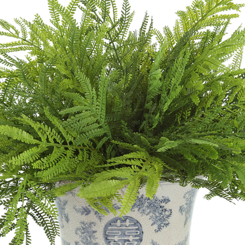 Melra Faux Fern Plant in Ceramic Vase