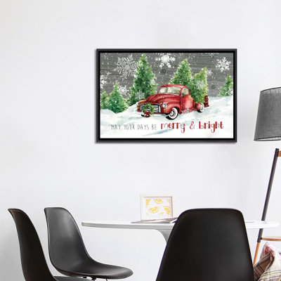 «Merry and Bright Christmas Truck» par Carol Robinson - reproduction