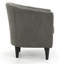 Fauteuil demi-tonneau en polyester de 31,5 po de largeur Gammill-1865260043