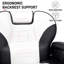 Fauteuil de coiffeur inclinable hydraulique de style classique