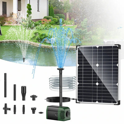 20W Solar Waterfall Fountain Pump