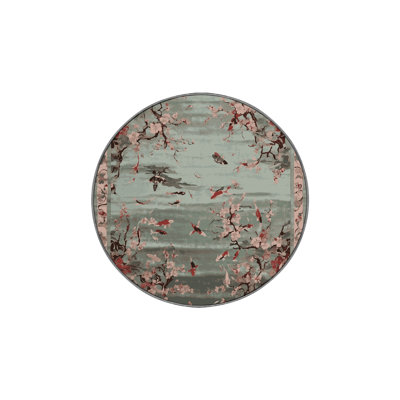 Machine Washable Gray Area Rug