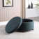28" Wide Round Storage Ottoman