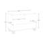 RiverRidge Kids 27in Catch-All Toy Organizer with 2 Compartments, Cubby Storage Organizer for Playroom - White