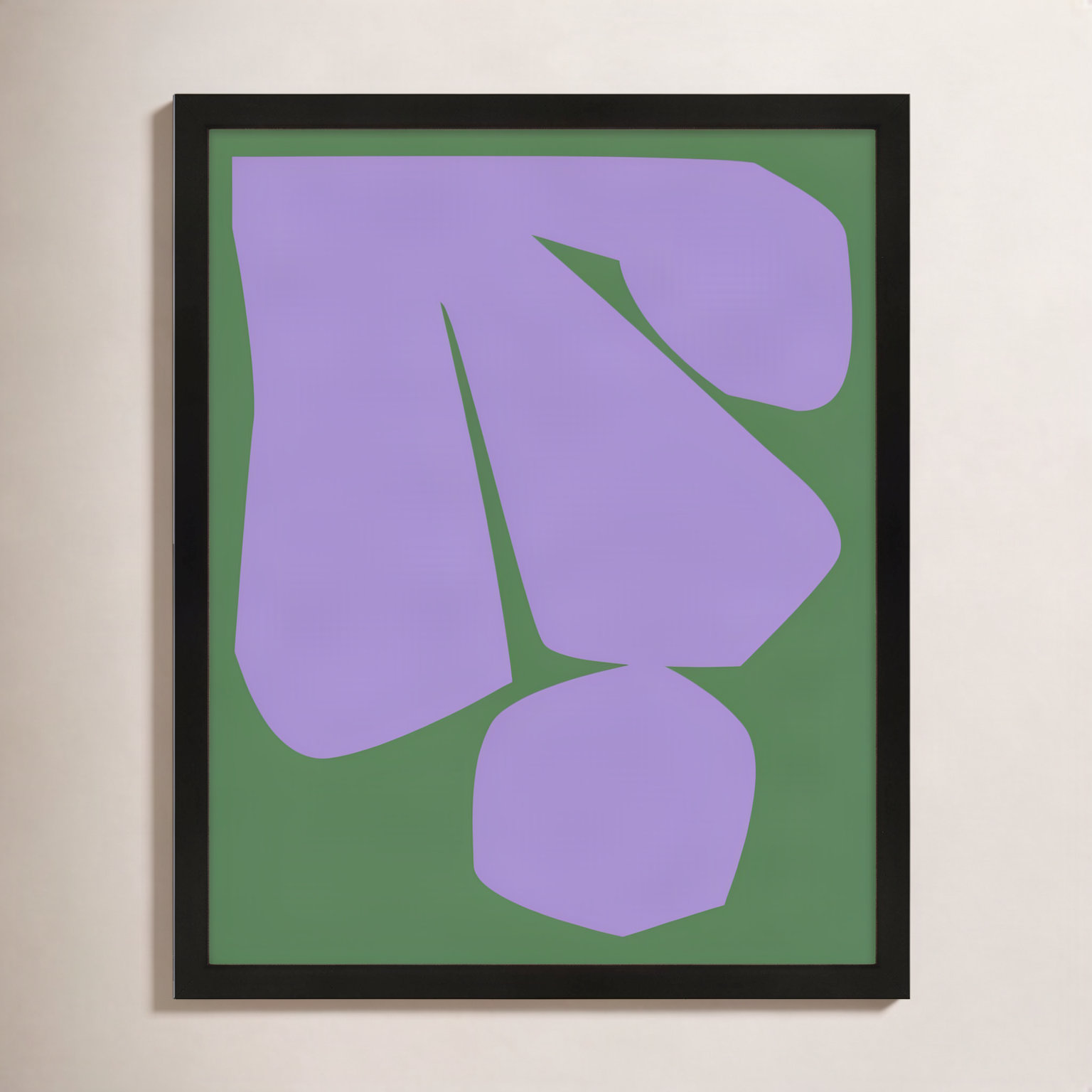 Barr "Element 2" Print by Michael Kempen, Black, 25" H x 20" W x 1.25" D