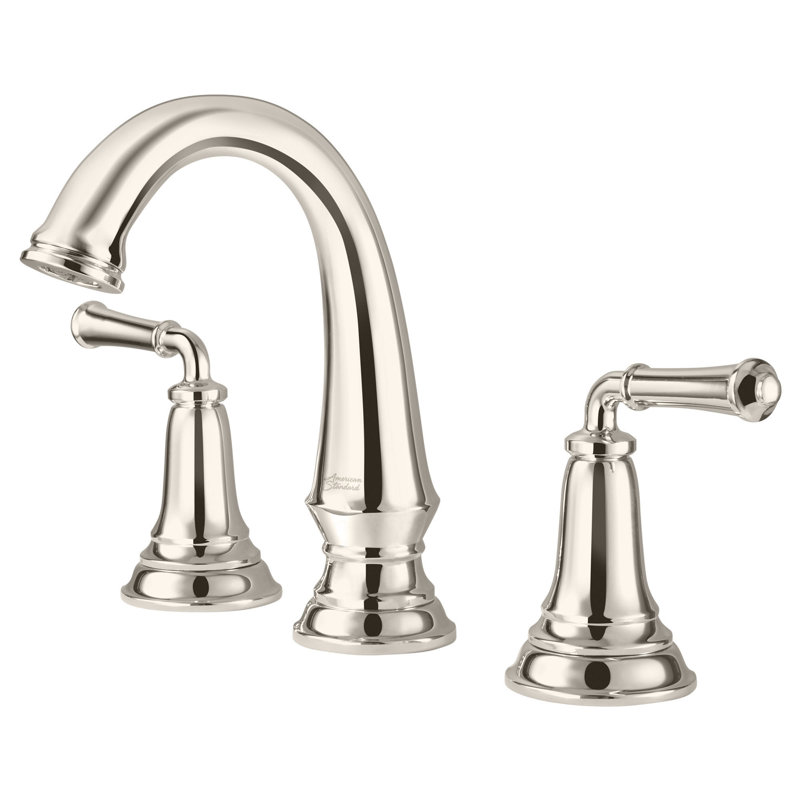 Robinet pour salle de bain Delancey, Nickel poli, Sans indicateur chaud / froid