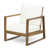 Teck/coussin gris foncé/cadre beige sélectionné