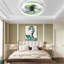 Ventilateurs de plafond modernes à DEL avec lumières Installation encastrée à intensité variable de ventilateurs de plafond minces-521236618