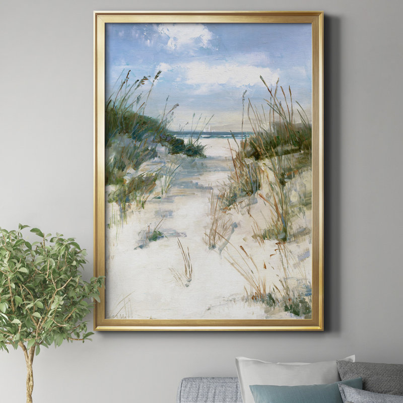 Sally Swatland par J Paul - Tableau encadré sous verre, grand format, idéal pour le salon, L 26,5 po x H 36,5 po, Doré