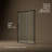 Rely 59.62" W x 76.99" H Single Sliding Frameless Shower Door-86475077