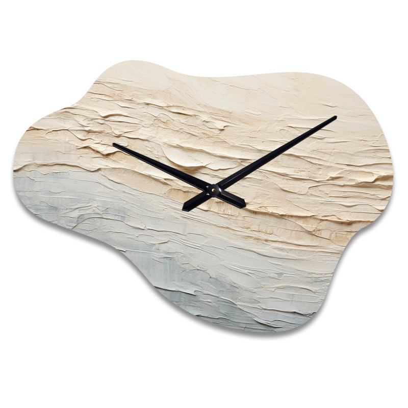 Horloge murale en métal Sandlin, Grand