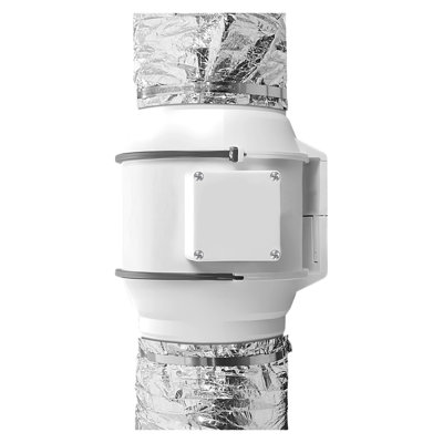 Tuyau flexible de 25 pi pour sécheuse isolée - conduit en aluminium robuste avec résistance à la flamme R-4,2 et réduction du bruit pour l'évacuation de CVC