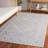 Dip Dye Hand Tufted Wool/Cotton Oriental Rug in Gray/Ivory-95854187