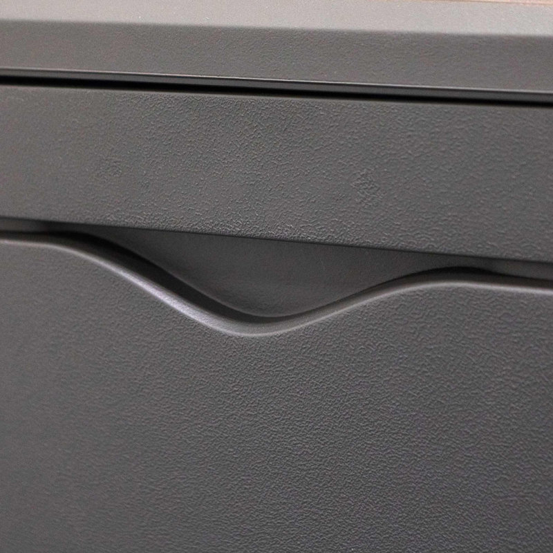 Gray Heavy Duty Lockable Plastic Deck Box, 60 in
