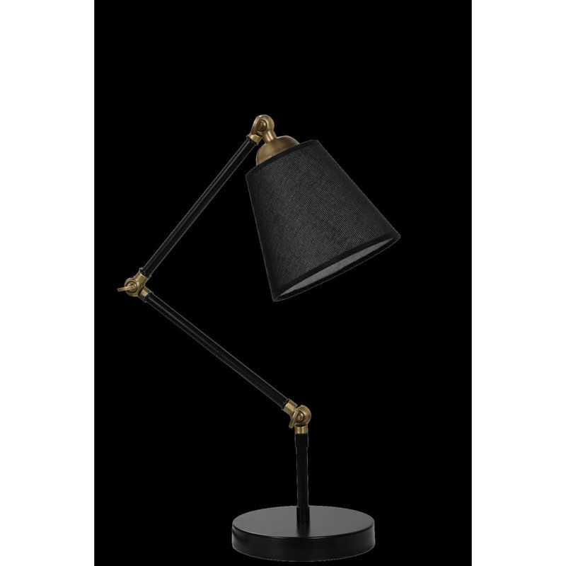 Lampe de bureau 17,72 po., Noir