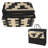 Geometric Black and Beige Outdoor Rugs with Cross Pattern-133490455