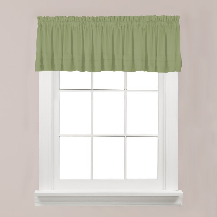 August Grove® Gladys Ruffled 58'' W Window Valance & Reviews | Wayfair