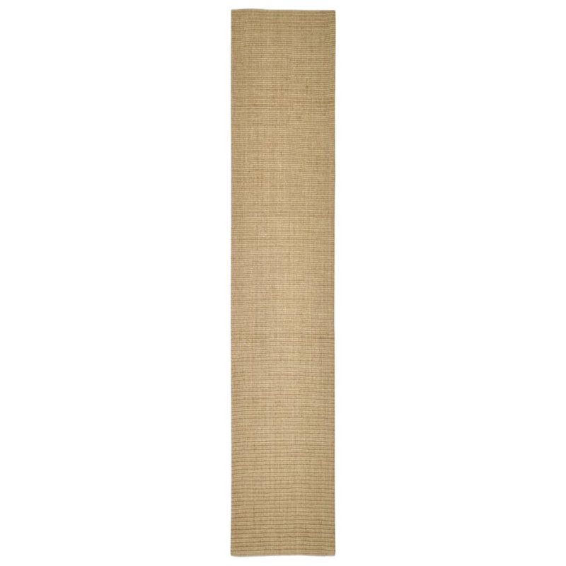 August Grove Rug Natural Sisal Brown, Rectangle 66 x 350cm