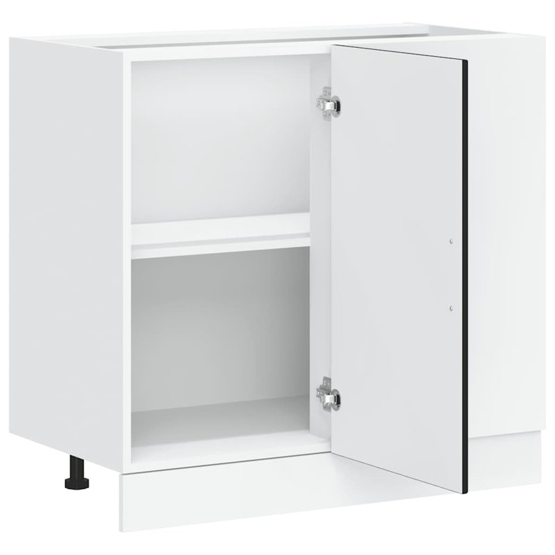 Takai Kitchen Base Cabinet "Lucca" Engineered Wood, black