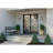 Queanbeyan Glass Outdoor Flush Mount Light